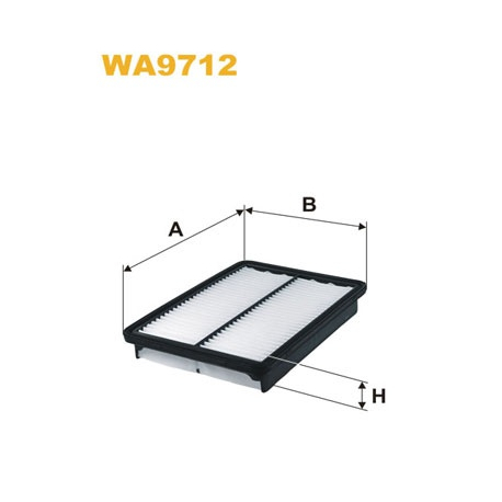 Фільтр повітряний WIX - WA9712 - зображення №1 WA9712