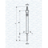 Свічка розжарювання Magneti Marelli - MM 062900066304 - зображення №1