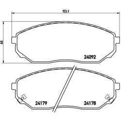 Колодки тормозные дисковые комплект Brembo