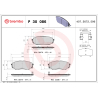 Колодки гальмівні дискові комплект Brembo - P 30 086 - зображення №1