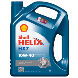 Олія Shell 10W-40 Helix HX7 напівсинтетика 5л