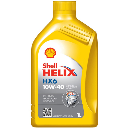 Олія Shell 10W-40 Helix HX6 напівсинтетика 1л 550053775
