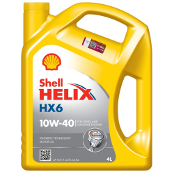 Олія Shell 10W-40 Helix HX6 напівсинтетика 4л