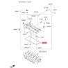 Прокладка клапанной крышки 22441-2A102 Mobis - 224412A102 - схема с каталога 22441B, KRUSPB213