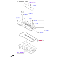 Прокладка клапанной крышки 22441-2B002 Mobis