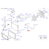 Шланг радиатора нижний 25412-3X001 Mobis - 254123X001 - схема с каталога 25412A, KEURPA716