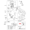 Фильтр масляный 26320-2A002 Mobis - 263202A002 - схема с каталога 26320A, KEURPSA08