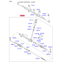 Рулевой механизм 56500-2L301 Mobis