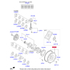 Маховик 23200-2B020 Mobis - 232002B020 - схема з каталогу 23200B, KEURPSK22