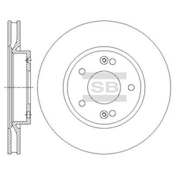Диск гальмівний HI-Q Sangsin Brake