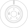 Диск тормозной TRW - DF7592 - изображение №1