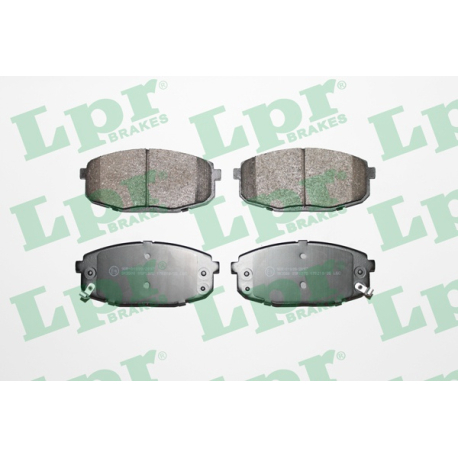 Колодки тормозные дисковые комплект LPR - LPR 05P1375 - изображение №1 LPR 05P1375