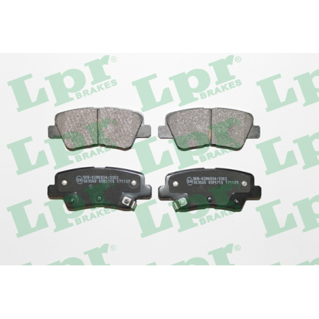 Колодки гальмівні дискові комплект LPR - LPR 05P1710 - зображення №1 LPR 05P1710