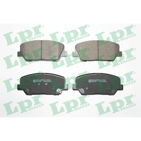 Колодки гальмівні дискові комплект LPR - LPR 05P1960 - зображення №1 LPR 05P1960