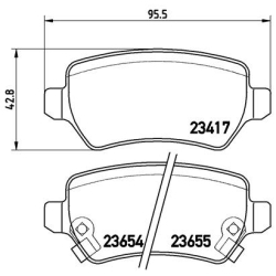 Колодки гальмівні дискові комплект Brembo