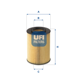 Фільтр масляний UFI