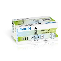 Лампочка H11 (PGJ19-2, 55 Вт, 12 V) PHILIPS