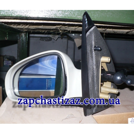 Зеркало наружное левое механическое с подогревом под покраску на Шевроле Авео Chevrolet Aveo T-250 T-255 96394980