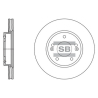 Диск тормозной HI-Q Sangsin Brake - SD1135 - изображение №1