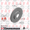 Диск тормозной Zimmermann - 285.3527.52 - изображение №1