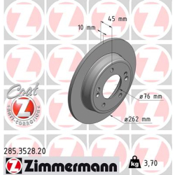 Диск тормозной Zimmermann