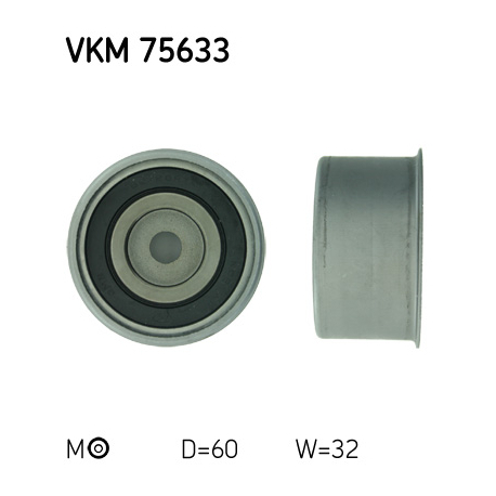 Натяжной ролик ремня ГРМ SKF - VKM 75633 - изображение №1 VKM 75633