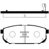 Колодки тормозные дисковые комплект HI-Q Sangsin Brake - SP1154 - изображение №1