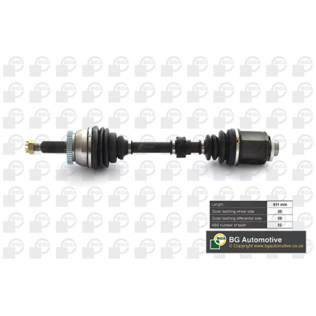 Полуось (приводной вал) BGA - DS2707R - изображение №1 DS2707R