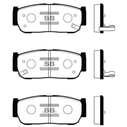 Колодки тормозные дисковые комплект HI-Q Sangsin Brake