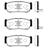 Колодки тормозные дисковые комплект HI-Q Sangsin Brake - SP1173 - изображение №1