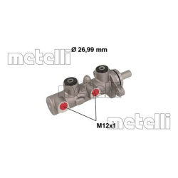 Цилиндр тормозной главный Metelli