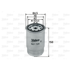 Фильтр топливный Valeo