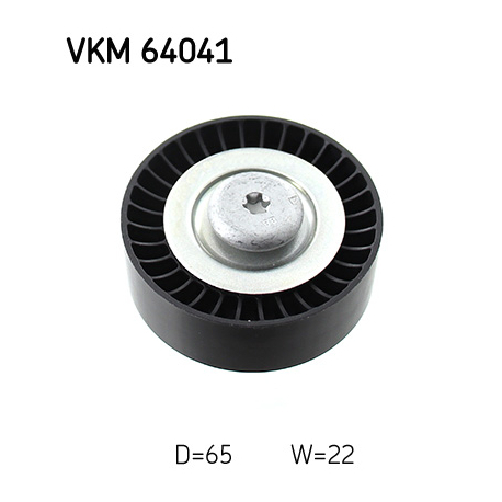 Ролик паразитный (ведущий) поликлинового ремня SKF - VKM 64041 - изображение №1 VKM 64041