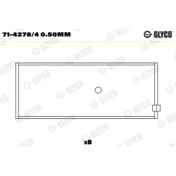 Шатунный подшипник GLYCO