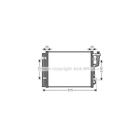 Радіатор кондиціонера AVA QUALITY COOLING HY5189D. Фото 1 HY5189D
