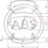 Колодки тормозные дисковые комплект A.B.S. ABS 37296. Фото 1