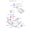 Подушка двигателя 21811-2B100 Mobis - 218112B100 - схема с каталога 21811, KEURPCM06