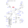 Шланг (патрубок) компрессора 28262-2F050 Mobis - 282622F050 - схема с каталога 28262B, KEURPCM10