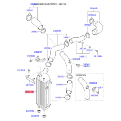 Интеркулер 28271-2F050 Mobis