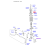 Подшипник опоры стойки амортизатора 54612-4D000 Mobis - 546124D000 - схема с каталога 54612, KKMAPVQ05