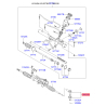 Наконечник рулевой тяги 56820-3B000 Mobis - 568203B000 - схема с каталога 56820B, IEURPTBI07