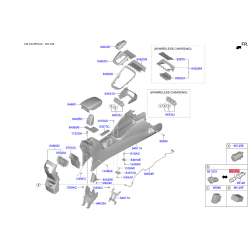 Центральная консоль 95110-2D000 Mobis