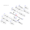 Подушка двигателя 49560-2W080 Mobis - 495602W080 - схема с каталога 49560, KEURPB816