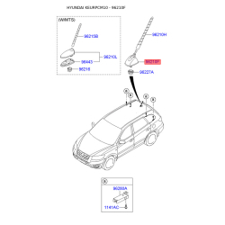 Антенна 96250-2B100 Mobis