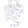 Фара противотуманная левая 92201-2B500 Mobis - 922012B500 - схема с каталога 92201, AHMAPCMA11