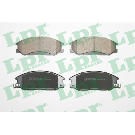 Колодки тормозные дисковые комплект LPR - LPR 05P858 - изображение №1 LPR 05P858