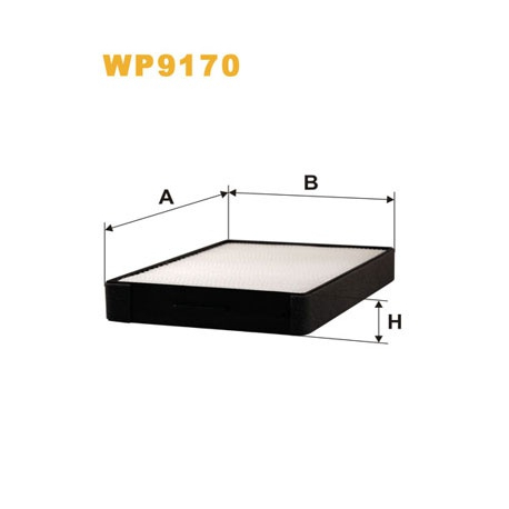 Фильтр салона WIX - WP9170 - изображение №1 WP9170