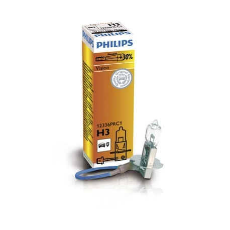 Лампочка H3 (PK22s, 55 Вт, 12 V) PHILIPS - PH 12336PRC1 - изображение №1 PH 12336PRC1