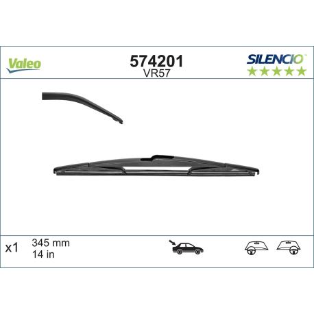 Щетка стеклоочистителя Valeo - VL 574201 - изображение №1 VL 574201