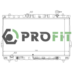 Радиатор охлаждения двигателя Profit